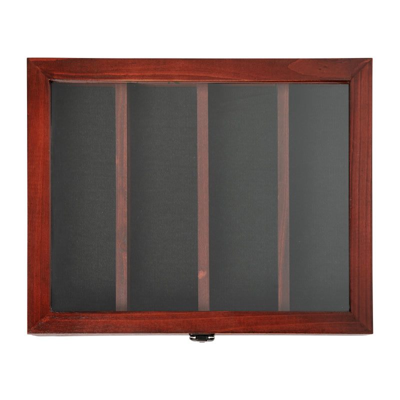 Robinson 11x14 Solid Pine Medals Display Case with Channel Grooved Removable Shelves
