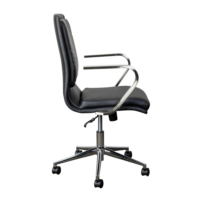 Artemis Mid-Back Home Office Chair with Armrests, Height Adjustable Swivel Seat
