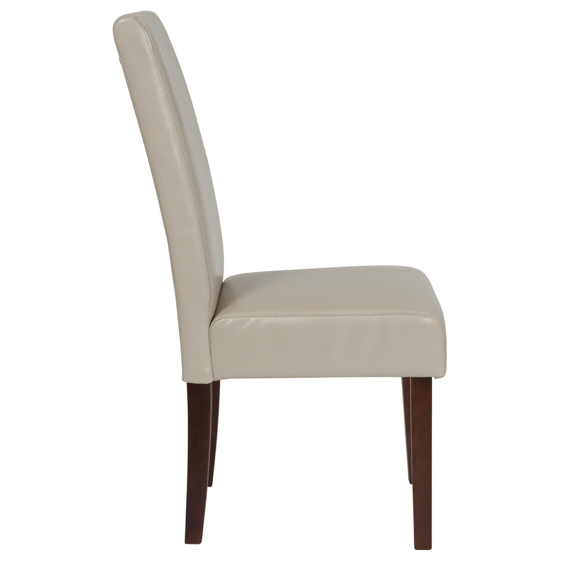 Ellison Mid-Century Panel Back Parsons Accent Dining Chair