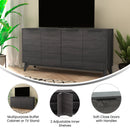 Blakely 60" Mid-Century Modern TV Stand Made with Durable Engineered Wood  Accommodates 55"- 64" TV's