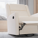 Dara 3-in-1 Traditional Manual Recliner Rocker Swivel Glider Chair