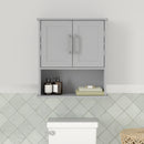 Vigo Wall Mounted Bathroom Medicine Cabinet with Adjustable Cabinet Shelf, Lower Open Shelf, and 2 Magnetic Closure Doors
