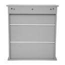 Vigo Wall Mounted Bathroom Medicine Cabinet with Adjustable Cabinet Shelf, Lower Open Shelf, and 2 Magnetic Closure Doors