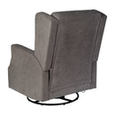 Abby 3-in-1 Wingback Manual Recliner Rocker Swivel Glider Chair
