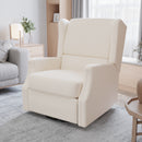 Abby 3-in-1 Wingback Manual Recliner Rocker Swivel Glider Chair