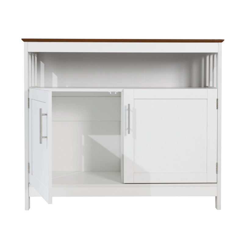 Tanner Buffet and Sideboard with Storage Cabinet and Upper Shelf