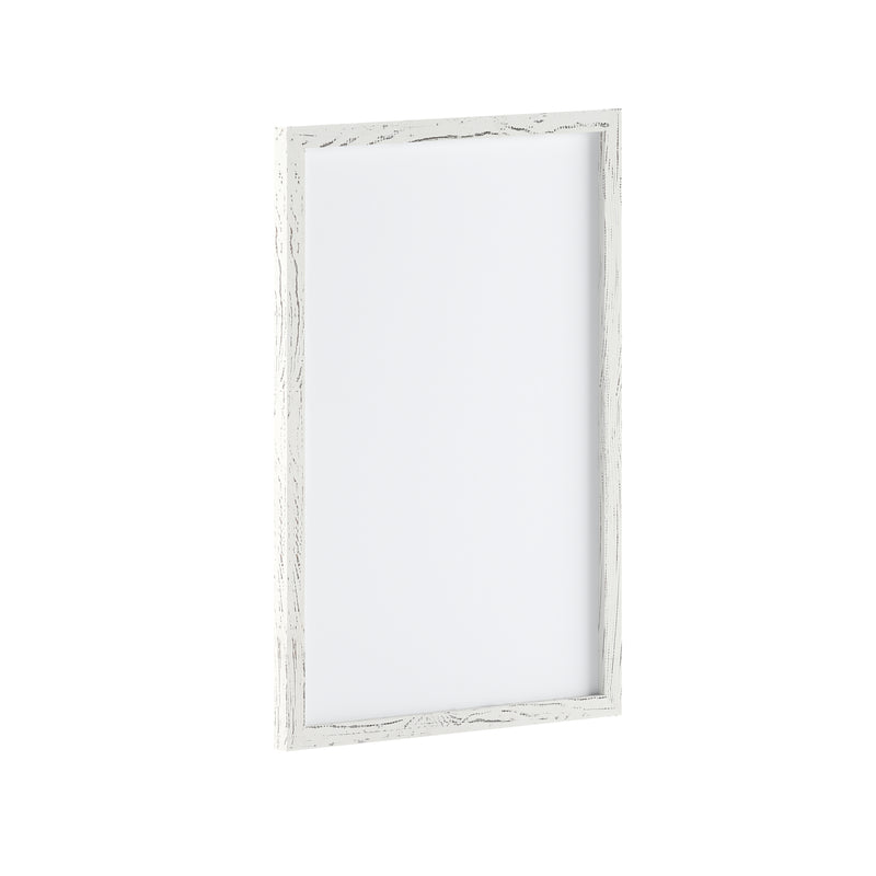 Cilla 20x30 Magnetic White Board with Dry Erase Marker, 4 Magnets and Eraser
