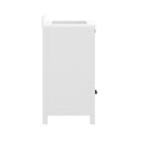 Argos 30 Inch Single Sink Bathroom Vanity with Undermount Basin, Soft-Close Cabinet, Easy-Glide Drawer, and Carrara Marble Finish Countertop