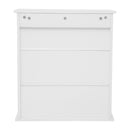 Vigo Wall Mounted Bathroom Medicine Cabinet with Adjustable Cabinet Shelf, Lower Open Shelf, and 2 Magnetic Closure Doors