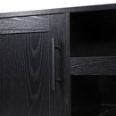 Aloise Bar and Sideboard with Storage Cabinet, Hanging Stemware Holders and Bottle Storage