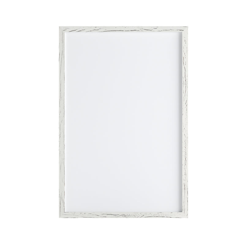 Cilla 24x36 Magnetic White Board with Dry Erase Marker, 4 Magnets and Eraser