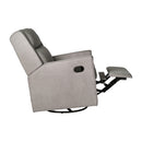 Dara 3-in-1 Traditional Manual Recliner Rocker Swivel Glider Chair