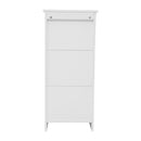 Vigo Bathroom Storage Cabinet with Adjustable Cabinet Shelf, Upper Open Shelf, and Magnetic Closure Door
