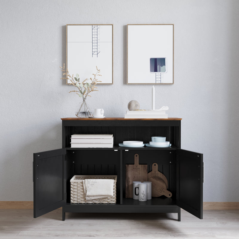 Tanner Buffet and Sideboard with Storage Cabinet and Upper Shelf