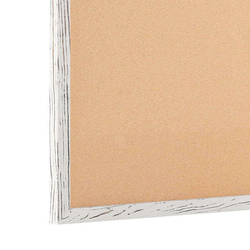 Cristal 24x36 Cork Display Board with Wooden Frame and Push Pins
