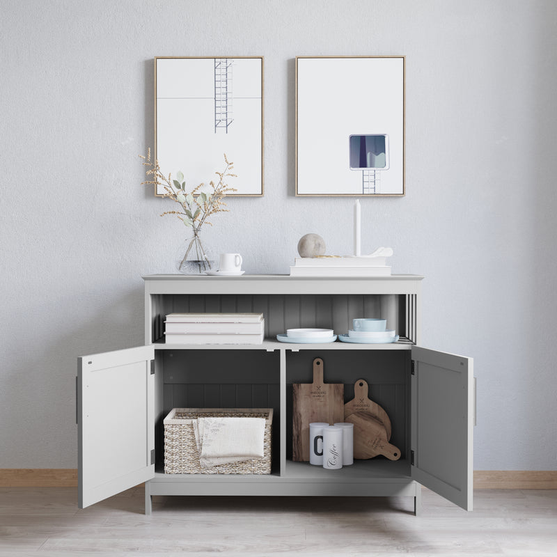 Tanner Buffet and Sideboard with Storage Cabinet and Upper Shelf