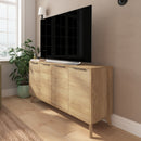 Blakely 60" Mid-Century Modern TV Stand Made with Durable Engineered Wood  Accommodates 55"- 64" TV's