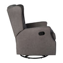 Abby 3-in-1 Wingback Manual Recliner Rocker Swivel Glider Chair