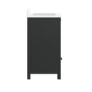 Argos 30 Inch Single Sink Bathroom Vanity with Undermount Basin, Soft-Close Cabinet, Easy-Glide Drawer, and Carrara Marble Finish Countertop