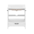 Argos 30 Inch Single Sink Bathroom Vanity with Undermount Basin, Soft-Close Cabinet, Easy-Glide Drawer, and Carrara Marble Finish Countertop