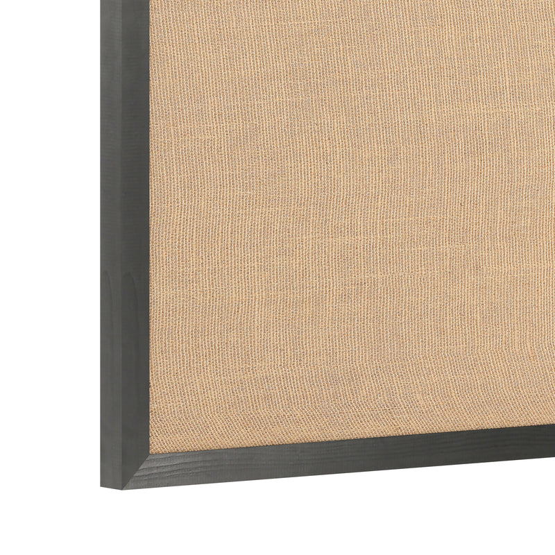 Clarey 20x30 Linen Display Board with Wooden Frame and Push Pins