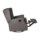 Abby 3-in-1 Wingback Manual Recliner Rocker Swivel Glider Chair