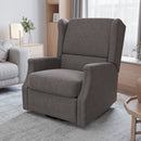Abby 3-in-1 Wingback Manual Recliner Rocker Swivel Glider Chair