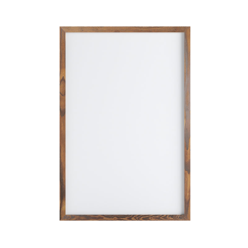 Cilla 24x36 Magnetic White Board with Dry Erase Marker, 4 Magnets and Eraser