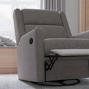 Dara 3-in-1 Traditional Manual Recliner Rocker Swivel Glider Chair