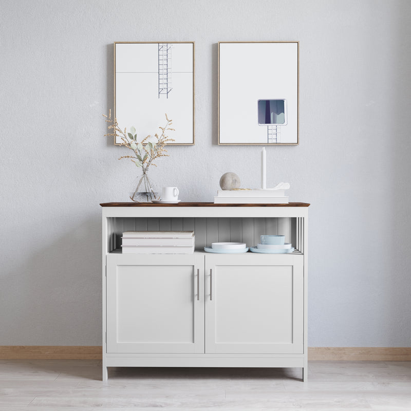 Tanner Buffet and Sideboard with Storage Cabinet and Upper Shelf