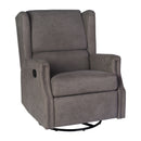 Abby 3-in-1 Wingback Manual Recliner Rocker Swivel Glider Chair