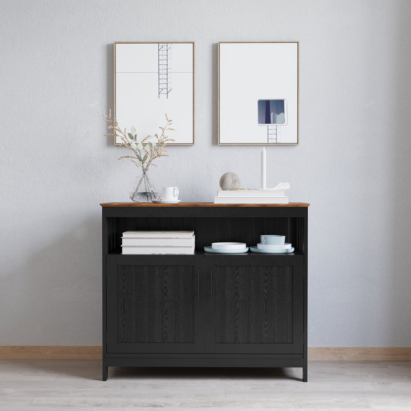 Tanner Buffet and Sideboard with Storage Cabinet and Upper Shelf