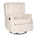 Abby 3-in-1 Wingback Manual Recliner Rocker Swivel Glider Chair