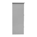 Vigo Bathroom Storage Cabinet with Adjustable Cabinet Shelf, Upper Open Shelf, and 2 Magnetic Closure Doors