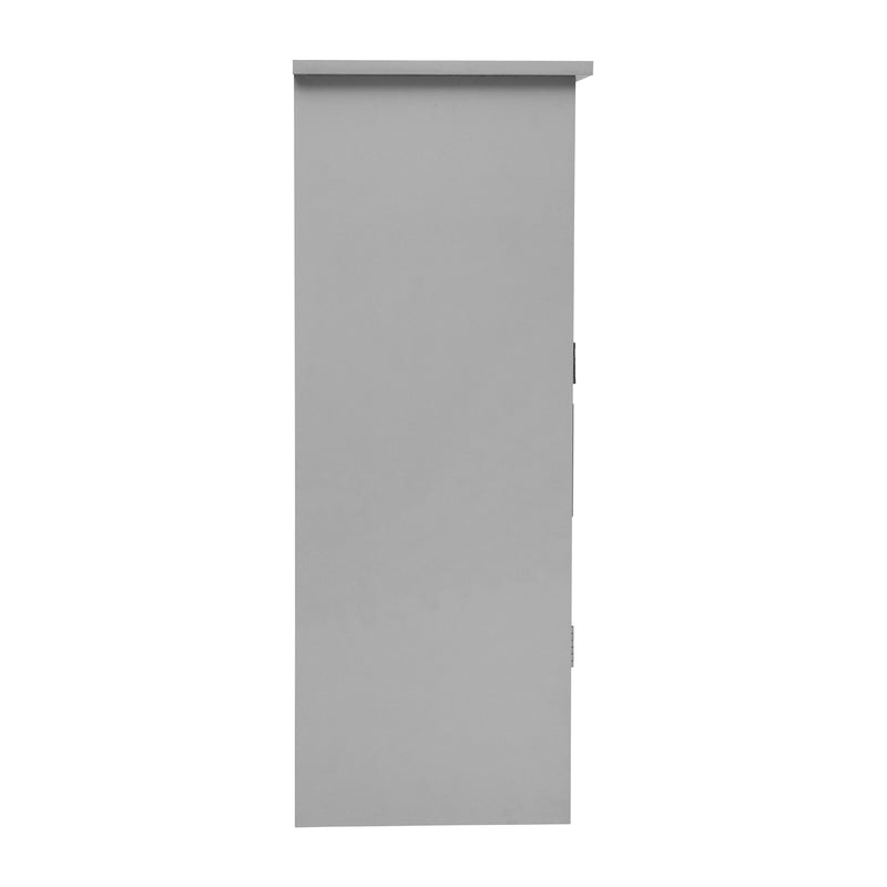 Vigo Bathroom Storage Cabinet with Adjustable Cabinet Shelf, Upper Open Shelf, and 2 Magnetic Closure Doors
