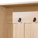 Whitman Hallway Tree with Bench Seating, 3 Single Coat Hooks and Lower Storage with Adjustable Shelves