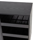 Aloise Bar and Sideboard with Storage Cabinet, Hanging Stemware Holders and Bottle Storage