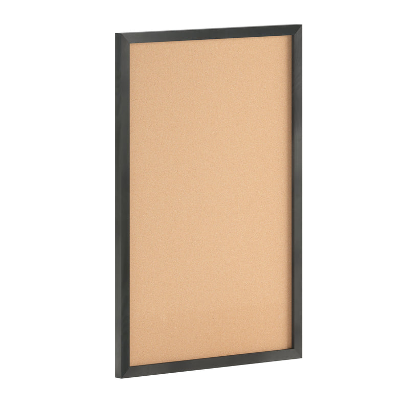 Cristal 24x36 Cork Display Board with Wooden Frame and Push Pins