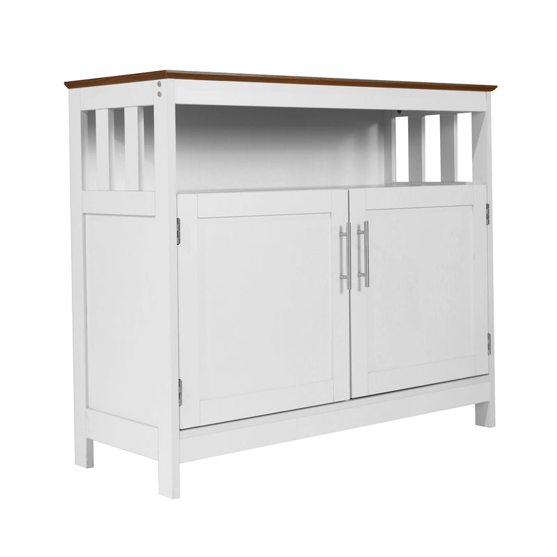 Tanner Buffet and Sideboard with Storage Cabinet and Upper Shelf