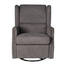 Abby 3-in-1 Wingback Manual Recliner Rocker Swivel Glider Chair
