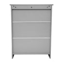 Vigo Bathroom Storage Cabinet with Adjustable Cabinet Shelf, Upper Open Shelf, and 2 Magnetic Closure Doors