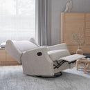 Abby 3-in-1 Wingback Manual Recliner Rocker Swivel Glider Chair