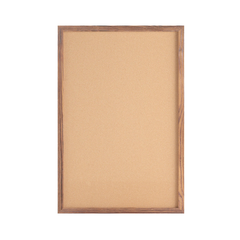 Cristal 24x36 Cork Display Board with Wooden Frame and Push Pins