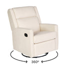 Dara 3-in-1 Traditional Manual Recliner Rocker Swivel Glider Chair