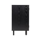 Aloise Bar and Sideboard with Storage Cabinet, Hanging Stemware Holders and Bottle Storage