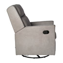 Dara 3-in-1 Traditional Manual Recliner Rocker Swivel Glider Chair