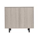 Aloise Bar and Sideboard with Storage Cabinet, Hanging Stemware Holders and Bottle Storage