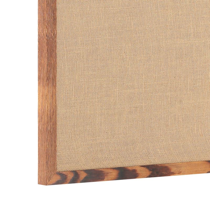 Clarey 20x30 Linen Display Board with Wooden Frame and Push Pins