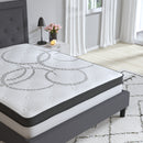 Luna 10 Inch Hybrid Mattress CertiPUR-US Certified Foam & Pocket Spring Mattress in a Box