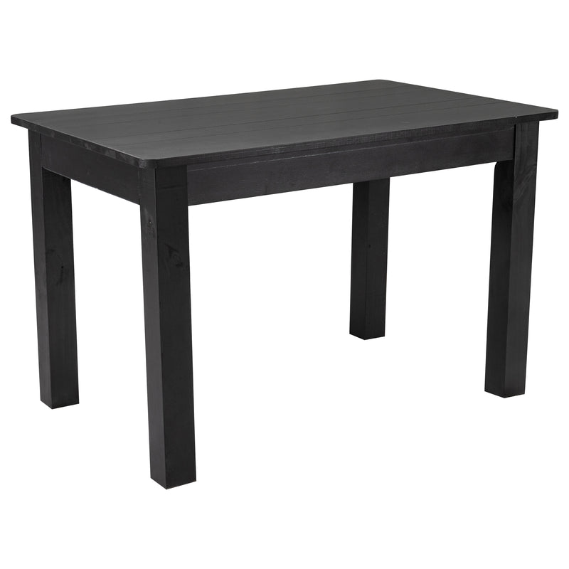 Jessamine 46" x 30" Rectangular Solid Pine Farm Dining Table